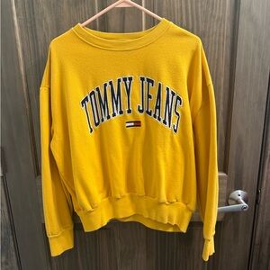 Tommy Hilfiger Yellow Crew Neck Sweater